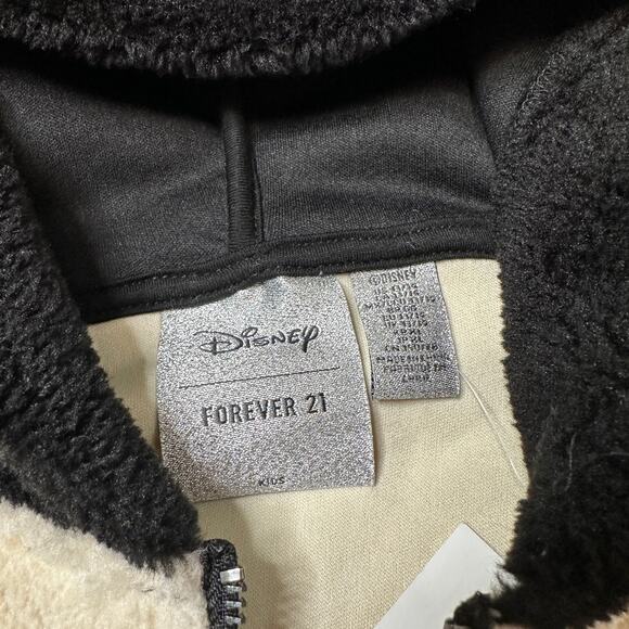 Disney x Forever 21 Fleece Micky Mouse Hooded Youth Jacket 14 XL NWT - Picture 5 of 6